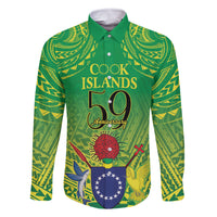 Cook Islands Constitution Day Family Matching Tank Maxi Dress and Hawaiian Shirt Kuki Airani Since 1965