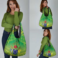 Cook Islands Constitution Day Grocery Bag Kuki Airani Since 1965 LT9 - Polynesian Pride