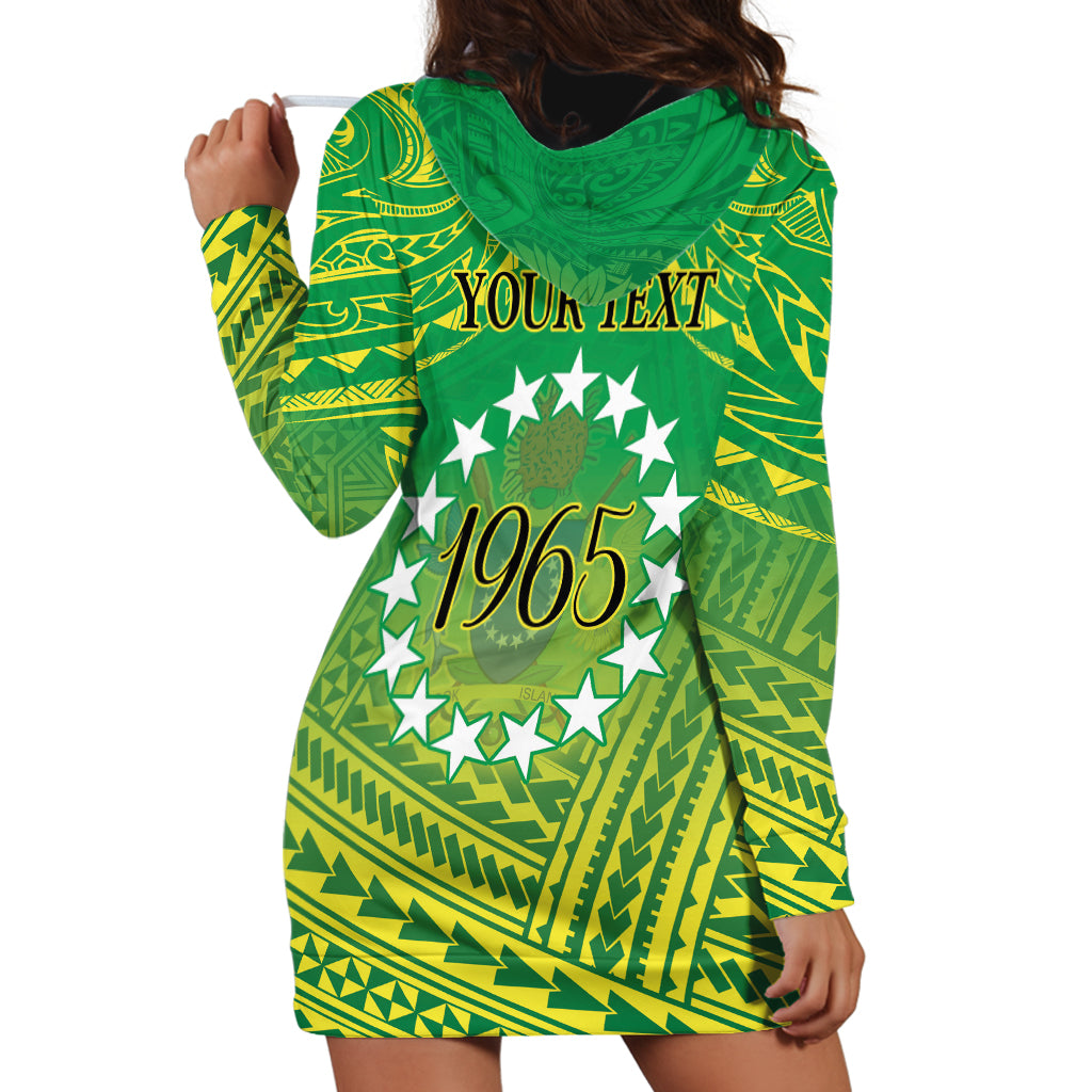 Cook Islands Constitution Day Hoodie Dress Kuki Airani Since 1965 LT9 - Polynesian Pride