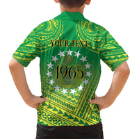 Cook Islands Constitution Day Kid Hawaiian Shirt Kuki Airani Since 1965 LT9 - Polynesian Pride