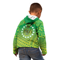 Cook Islands Constitution Day Kid Hoodie Kuki Airani Since 1965