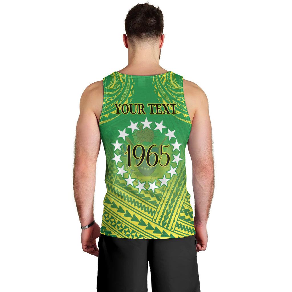 Cook Islands Constitution Day Men Tank Top Kuki Airani Since 1965 LT9 - Polynesian Pride