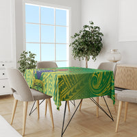 Cook Islands Constitution Day Tablecloth Kuki Airani Since 1965 LT9 - Polynesian Pride