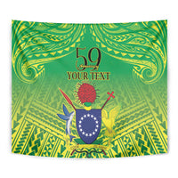 Cook Islands Constitution Day Tapestry Kuki Airani Since 1965 LT9 - Polynesian Pride