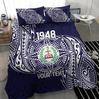 Personalised Tonga Sia'atoutai Theological College Bedding Set Since 1948 Special Kupesi Pattern LT9 - Polynesian Pride