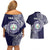 Personalised Tonga Sia'atoutai Theological College Couples Matching Off Shoulder Short Dress and Hawaiian Shirt Since 1948 Special Kupesi Pattern