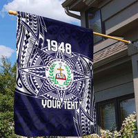 Personalised Tonga Sia'atoutai Theological College Garden Flag Since 1948 Special Kupesi Pattern LT9 - Polynesian Pride