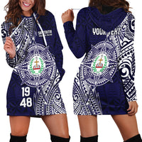 Personalised Tonga Sia'atoutai Theological College Hoodie Dress Since 1948 Special Kupesi Pattern LT9 - Polynesian Pride