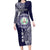 Personalised Tonga Sia'atoutai Theological College Long Sleeve Bodycon Dress Since 1948 Special Kupesi Pattern