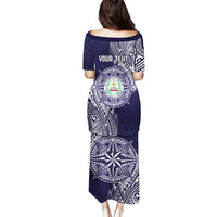 Personalised Tonga Sia'atoutai Theological College Puletasi Since 1948 Special Kupesi Pattern LT9 - Polynesian Pride