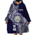 Personalised Tonga Sia'atoutai Theological College Wearable Blanket Hoodie Since 1948 Special Kupesi Pattern