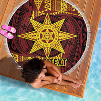 Personalised Tonga Haapai High School Beach Blanket Special Kupesi Pattern LT9 - Polynesian Pride
