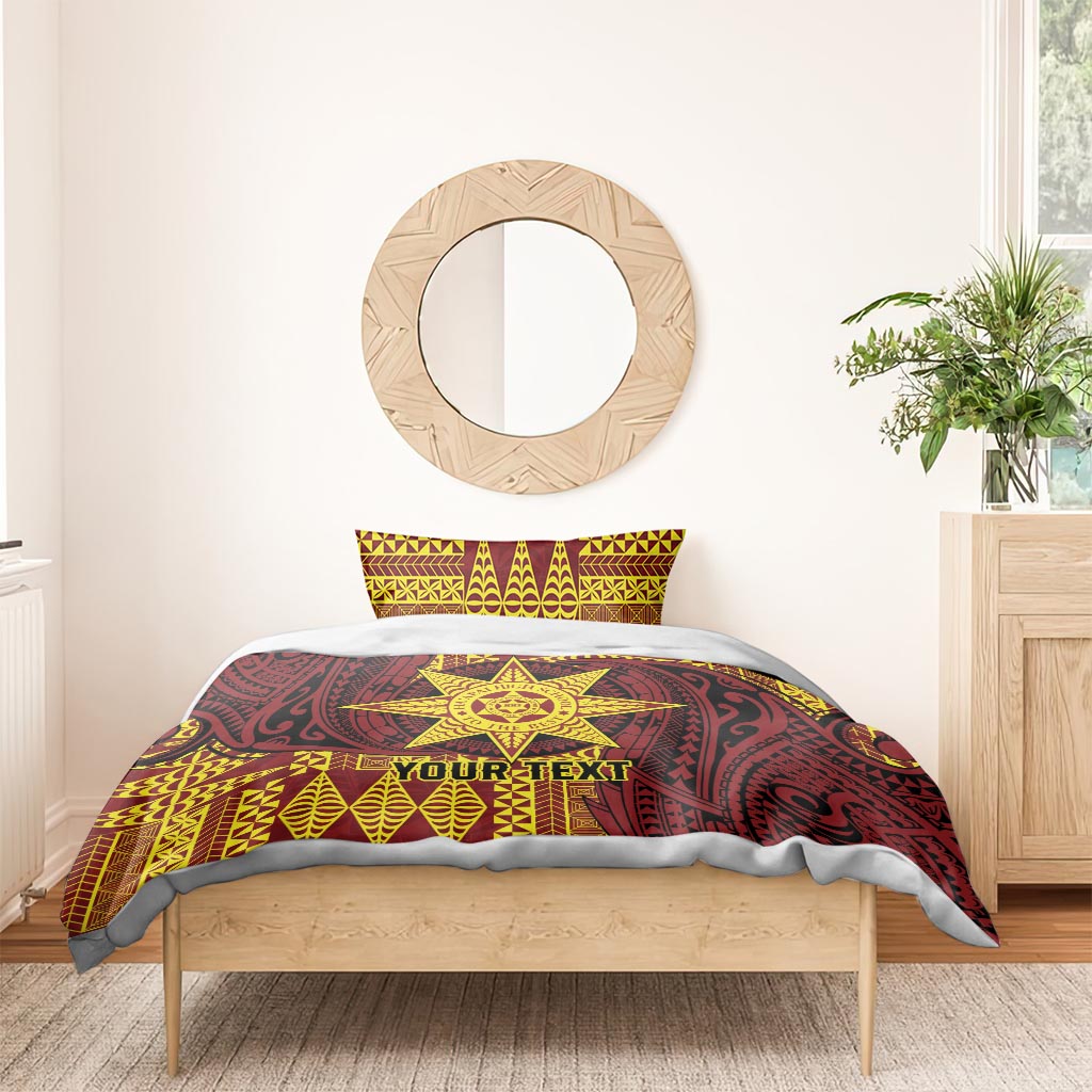 Personalised Tonga Haapai High School Bedding Set Special Kupesi Pattern LT9 - Polynesian Pride