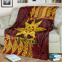 Personalised Tonga Haapai High School Blanket Special Kupesi Pattern LT9 - Polynesian Pride