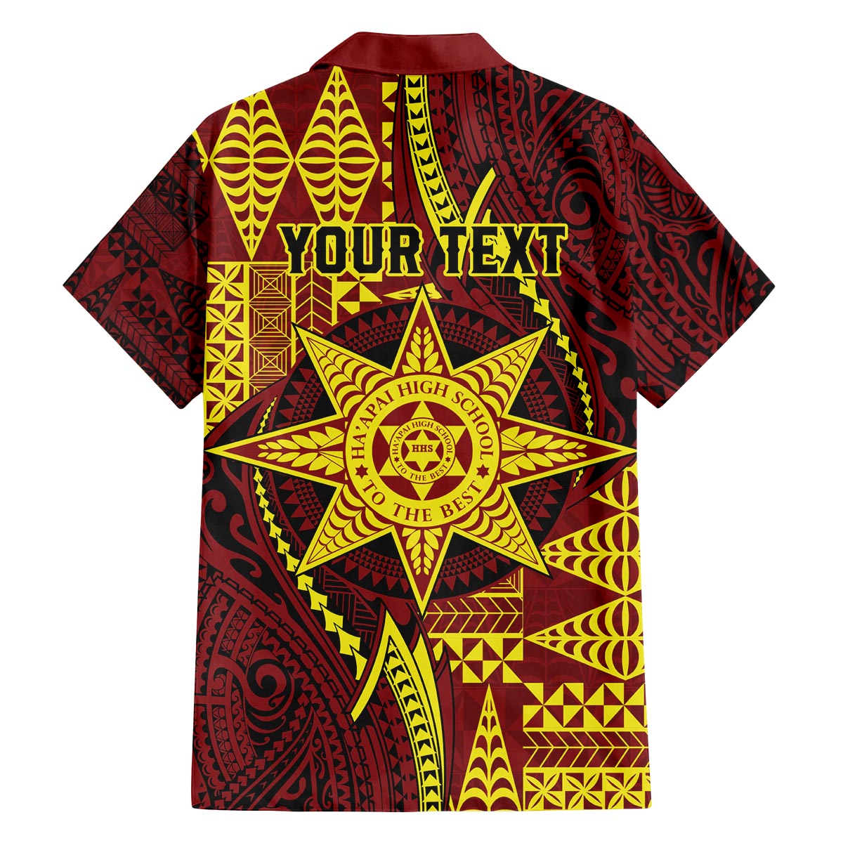 Personalised Tonga Haapai High School Family Matching Puletasi and Hawaiian Shirt Special Kupesi Pattern LT9 - Polynesian Pride