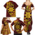 Personalised Tonga Haapai High School Family Matching Summer Maxi Dress and Hawaiian Shirt Special Kupesi Pattern