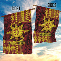 Personalised Tonga Haapai High School Garden Flag Special Kupesi Pattern LT9 - Polynesian Pride