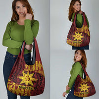 Personalised Tonga Haapai High School Grocery Bag Special Kupesi Pattern LT9 - Polynesian Pride