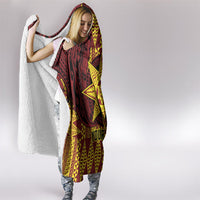 Personalised Tonga Haapai High School Hooded Blanket Special Kupesi Pattern LT9 - Polynesian Pride
