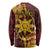 Personalised Tonga Haapai High School Long Sleeve Shirt Special Kupesi Pattern