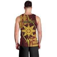 Personalised Tonga Haapai High School Men Tank Top Special Kupesi Pattern LT9 - Polynesian Pride
