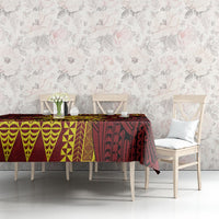 Personalised Tonga Haapai High School Tablecloth Special Kupesi Pattern LT9 - Polynesian Pride