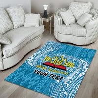 Personalised Tonga Lavengamalie College Area Rug Since 1980 Special Kupesi Pattern