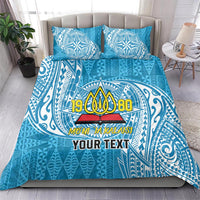 Personalised Tonga Lavengamalie College Bedding Set Since 1980 Special Kupesi Pattern LT9 - Polynesian Pride
