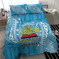 Personalised Tonga Lavengamalie College Bedding Set Since 1980 Special Kupesi Pattern LT9 - Polynesian Pride