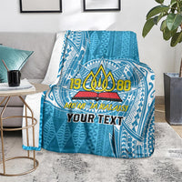 Personalised Tonga Lavengamalie College Blanket Since 1980 Special Kupesi Pattern LT9 - Polynesian Pride