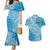 Personalised Tonga Lavengamalie College Couples Matching Mermaid Dress and Hawaiian Shirt Since 1980 Special Kupesi Pattern