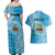 Personalised Tonga Lavengamalie College Couples Matching Off Shoulder Maxi Dress and Hawaiian Shirt Since 1980 Special Kupesi Pattern