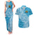 Personalised Tonga Lavengamalie College Couples Matching Tank Maxi Dress and Hawaiian Shirt Since 1980 Special Kupesi Pattern