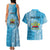 Personalised Tonga Lavengamalie College Couples Matching Tank Maxi Dress and Hawaiian Shirt Since 1980 Special Kupesi Pattern