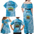 Personalised Tonga Lavengamalie College Family Matching Off Shoulder Maxi Dress and Hawaiian Shirt Since 1980 Special Kupesi Pattern