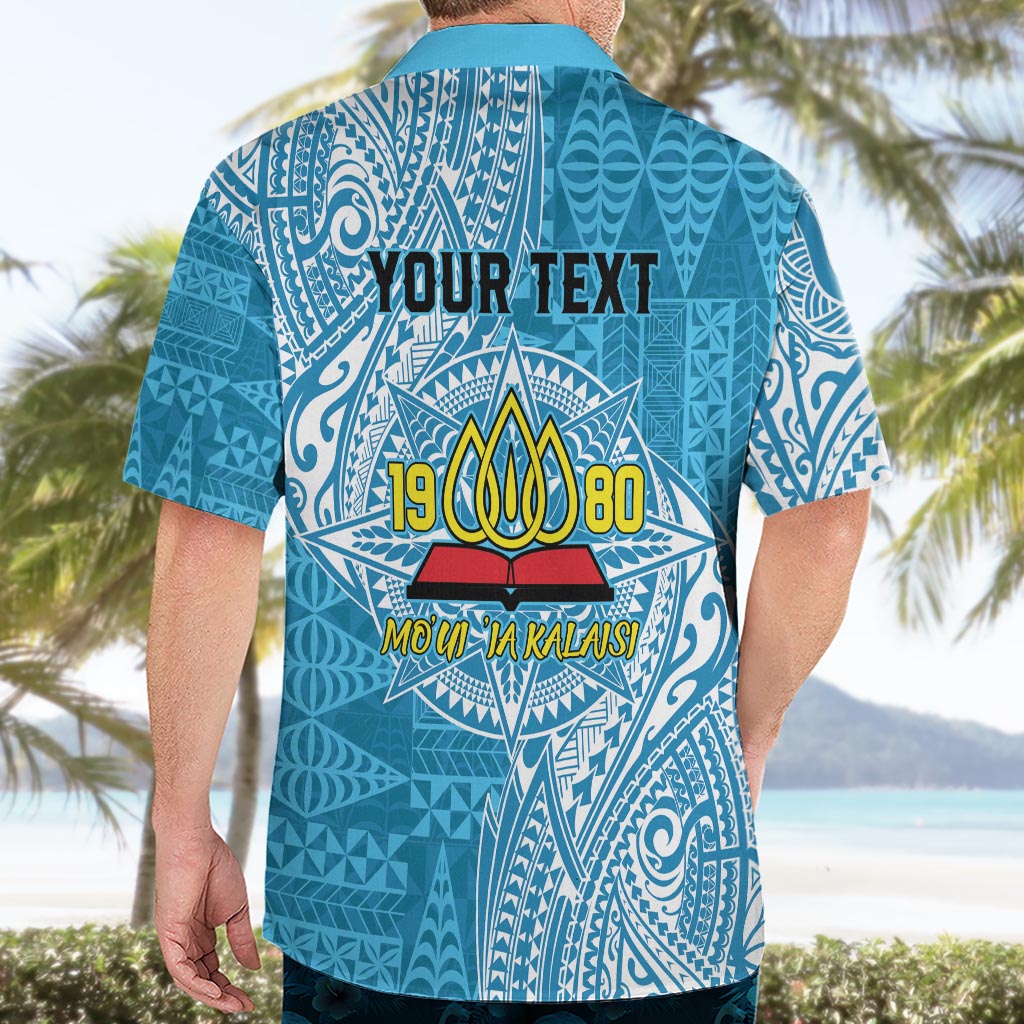Personalised Tonga Lavengamalie College Hawaiian Shirt Since 1980 Special Kupesi Pattern LT9 - Polynesian Pride