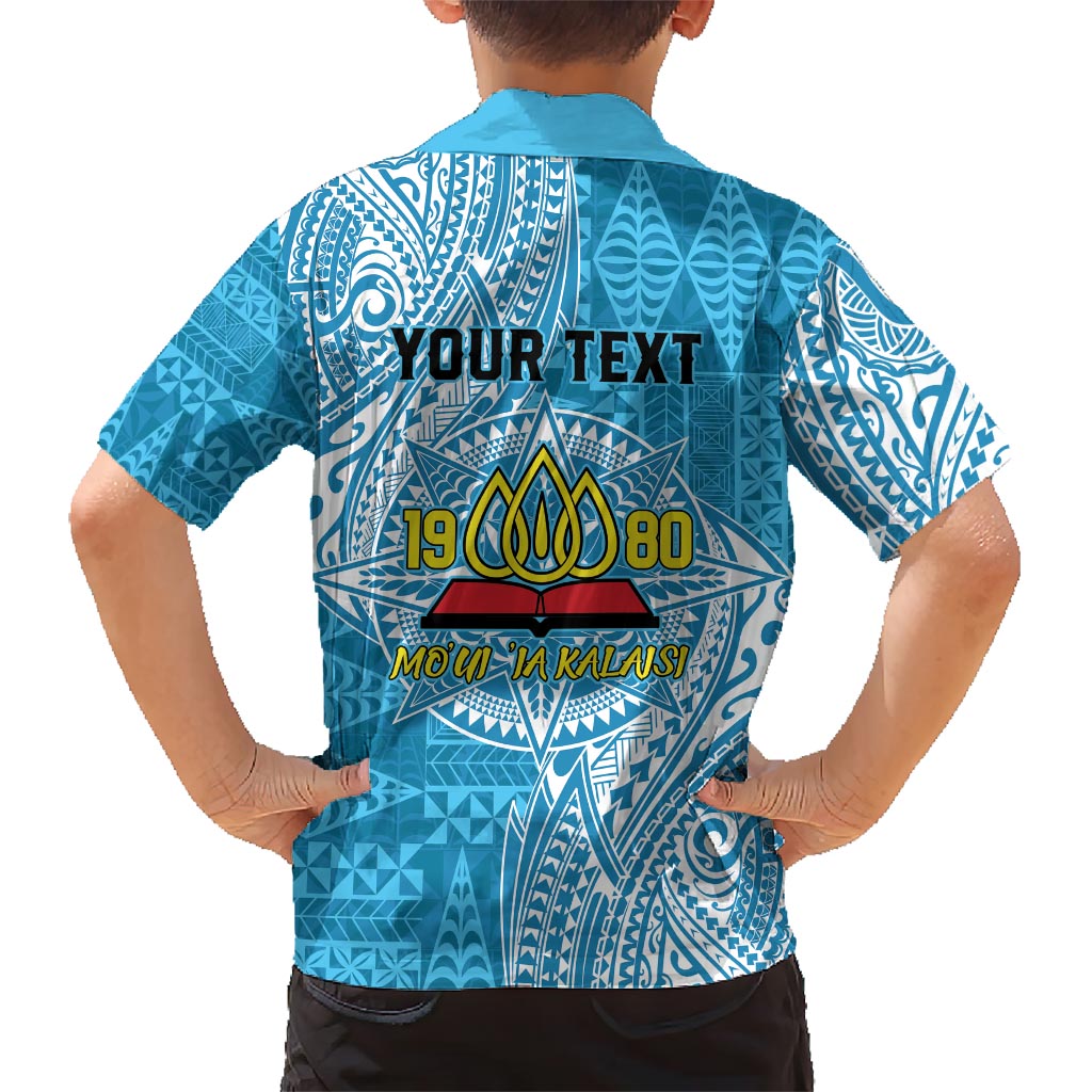 Personalised Tonga Lavengamalie College Hawaiian Shirt Since 1980 Special Kupesi Pattern LT9 - Polynesian Pride