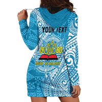 Personalised Tonga Lavengamalie College Hoodie Dress Since 1980 Special Kupesi Pattern LT9 - Polynesian Pride