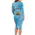 Personalised Tonga Lavengamalie College Long Sleeve Bodycon Dress Since 1980 Special Kupesi Pattern