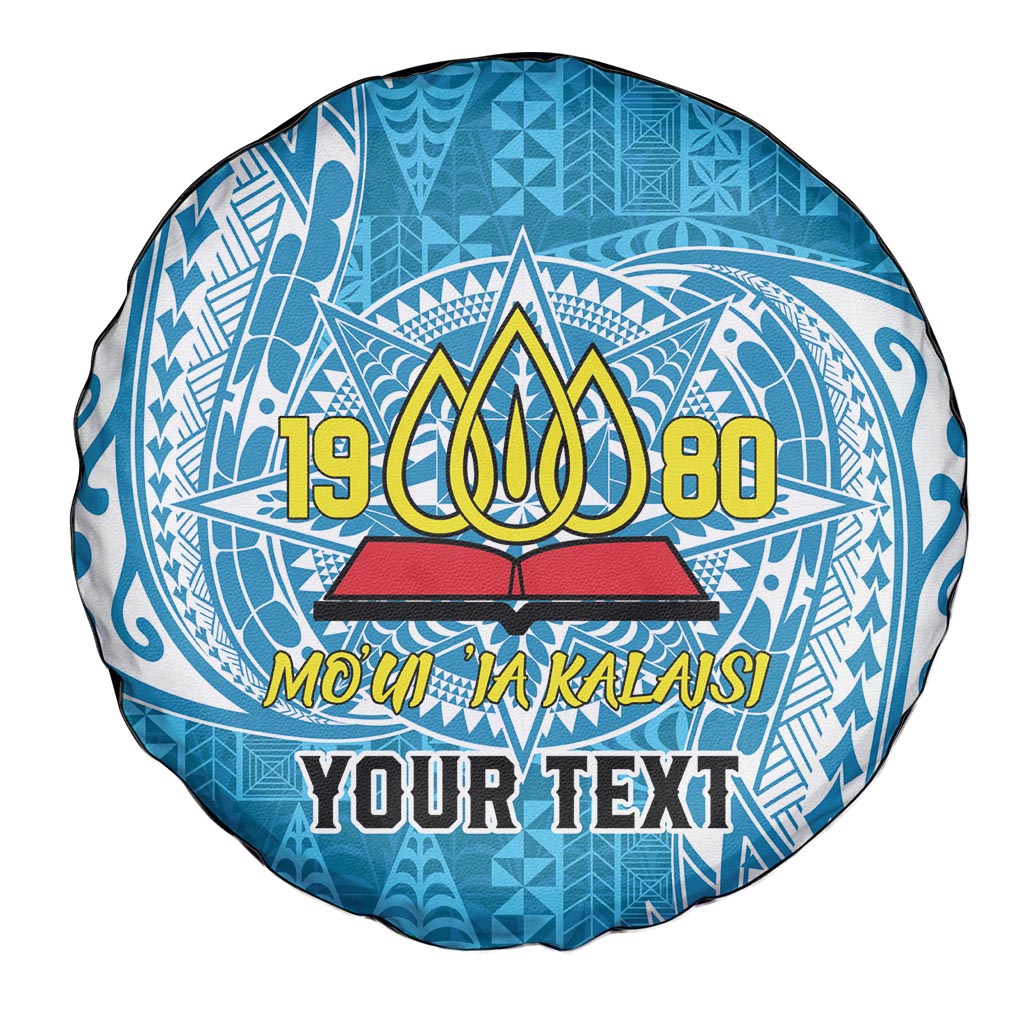 Personalised Tonga Lavengamalie College Spare Tire Cover Since 1980 Special Kupesi Pattern LT9 - Polynesian Pride