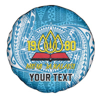 Personalised Tonga Lavengamalie College Spare Tire Cover Since 1980 Special Kupesi Pattern LT9 - Polynesian Pride