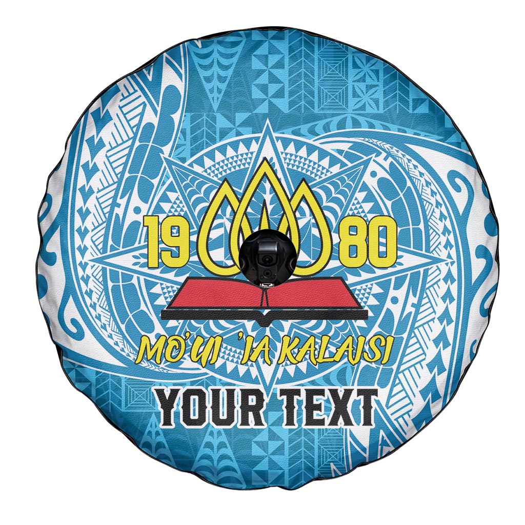 Personalised Tonga Lavengamalie College Spare Tire Cover Since 1980 Special Kupesi Pattern LT9 - Polynesian Pride