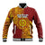 Personalised Tonga Niuatoputapu High School Baseball Jacket Special Kupesi Pattern