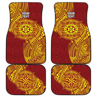 Personalised Tonga Niuatoputapu High School Car Mats Special Kupesi Pattern LT9 - Polynesian Pride