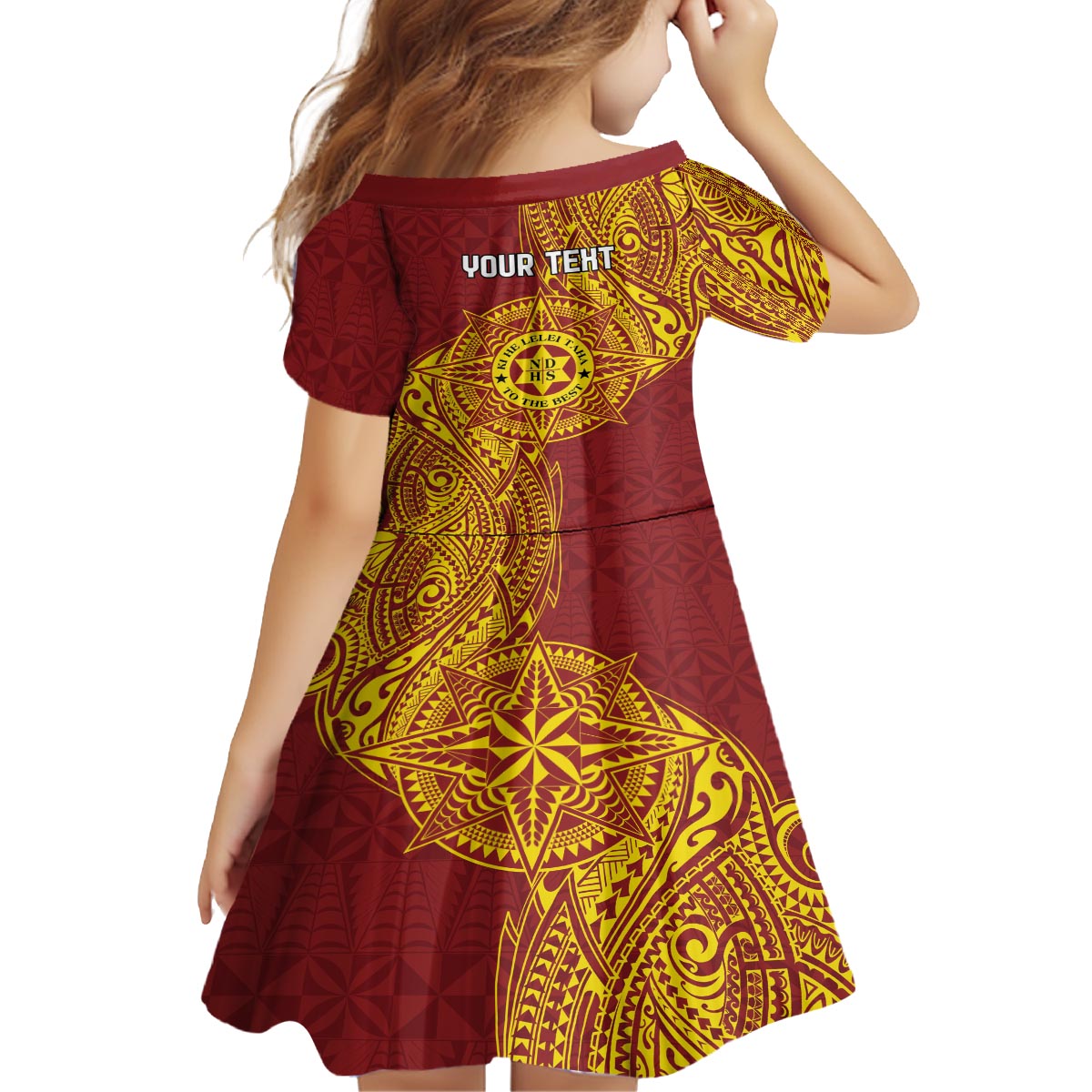 Personalised Tonga Niuatoputapu High School Family Matching Puletasi and Hawaiian Shirt Special Kupesi Pattern LT9 - Polynesian Pride