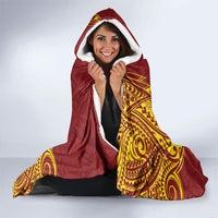 Personalised Tonga Niuatoputapu High School Hooded Blanket Special Kupesi Pattern LT9 - Polynesian Pride