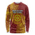 Personalised Tonga Niuatoputapu High School Long Sleeve Shirt Special Kupesi Pattern