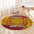 Personalised Tonga Niuatoputapu High School Round Carpet Special Kupesi Pattern