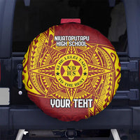 Personalised Tonga Niuatoputapu High School Spare Tire Cover Special Kupesi Pattern LT9 - Polynesian Pride