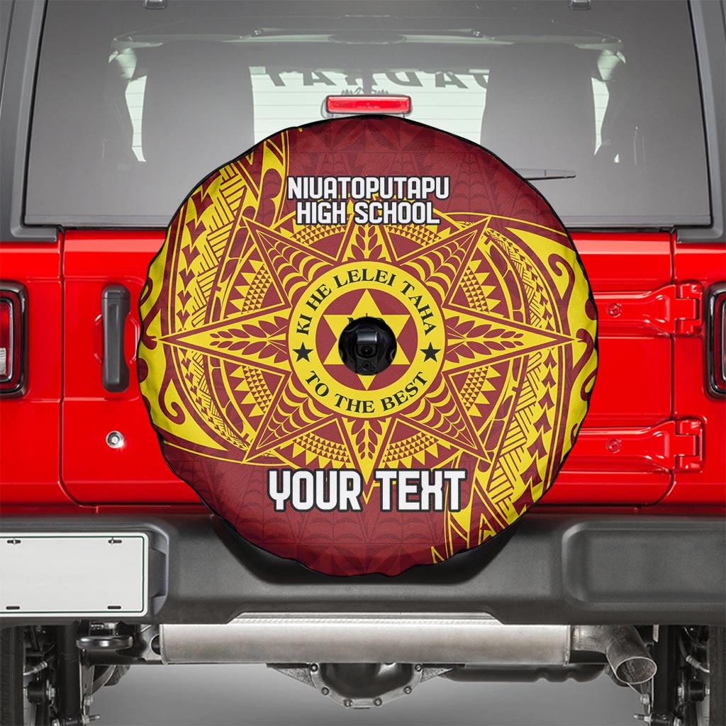 Personalised Tonga Niuatoputapu High School Spare Tire Cover Special Kupesi Pattern LT9 - Polynesian Pride
